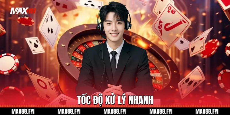 Giới Thiệu Max88 - Nền Tảng Giải Trí Trực Tuyến Hàng Đầu Hiện Nay 3 Tốc độ xử lý nhanh